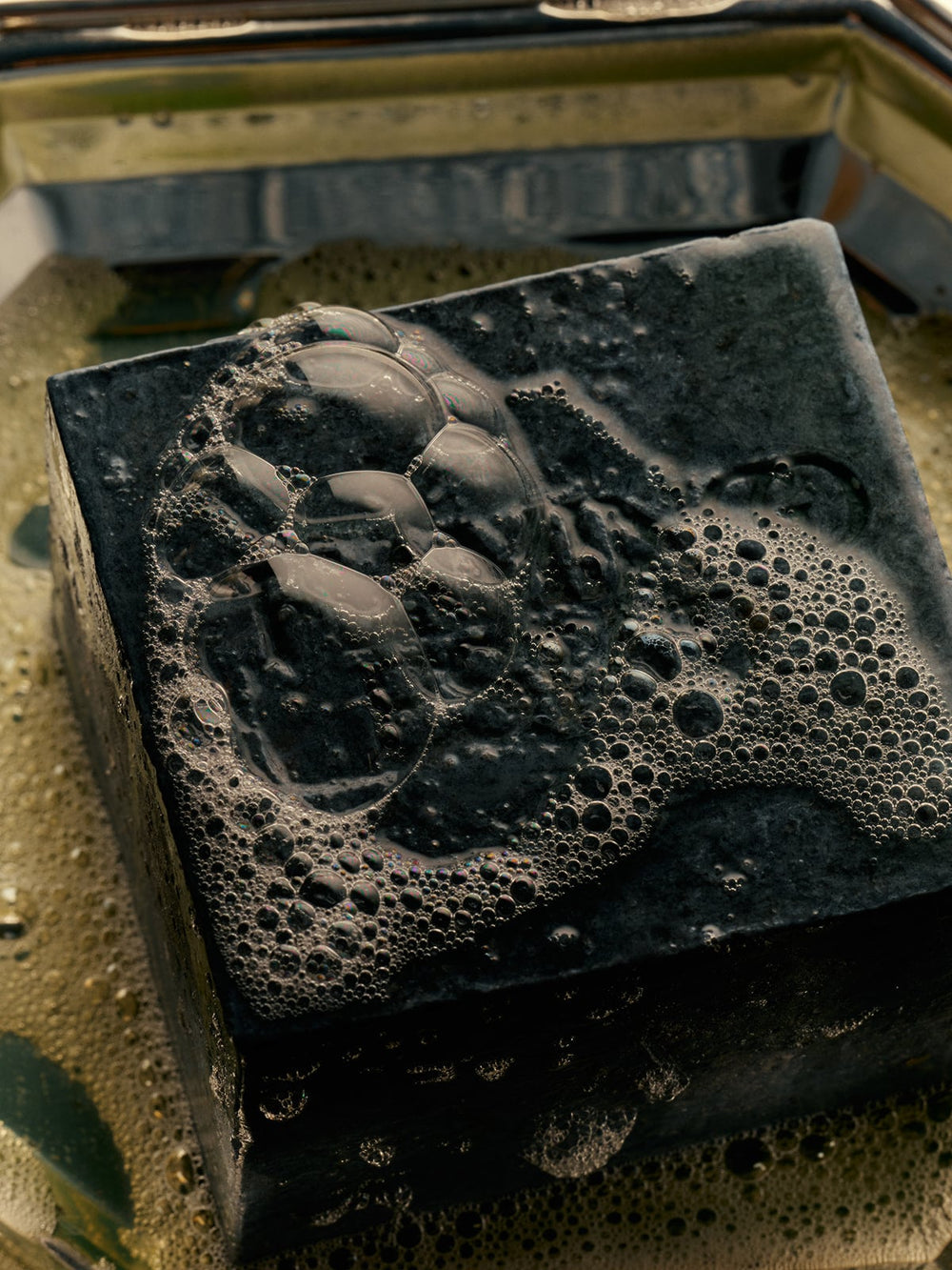Lavender Activated Charcoal Soap Brick