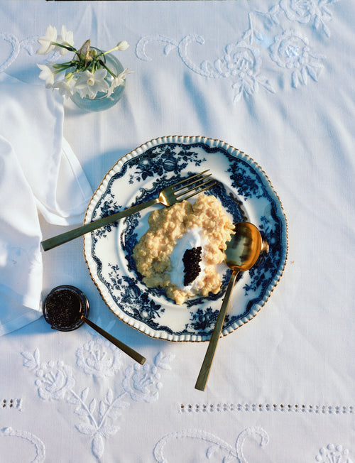 “The Morning After” Scrambled Eggs And Caviar