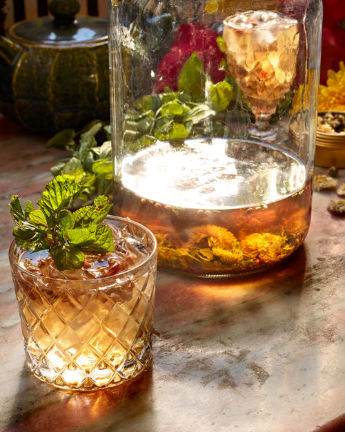 Cooling Coriander Chrysanthemum Rose Tea