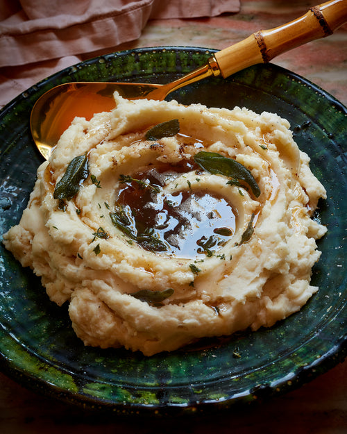 Brown Butter Herbed Mashed Potatoes