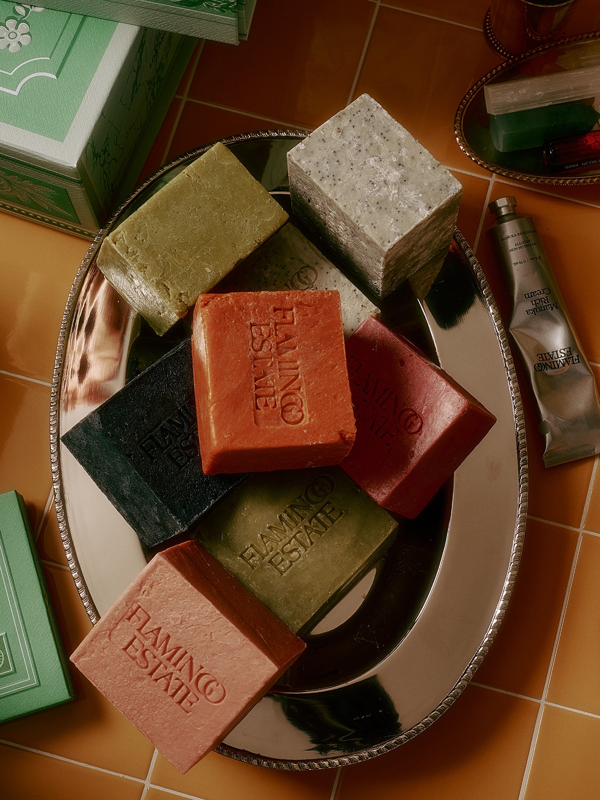Rosemary Green Leaf Parsley Soap Brick - Flamingo Estate