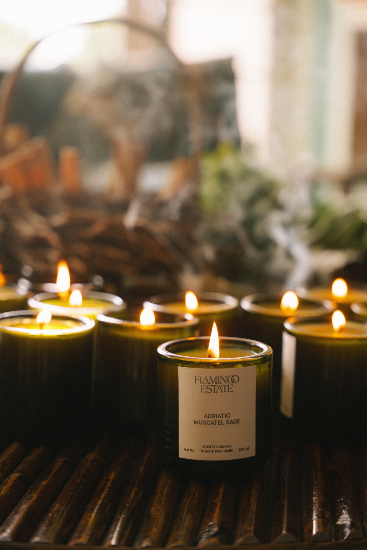 Adriatic Muscatel Sage Candle - Flamingo Estate